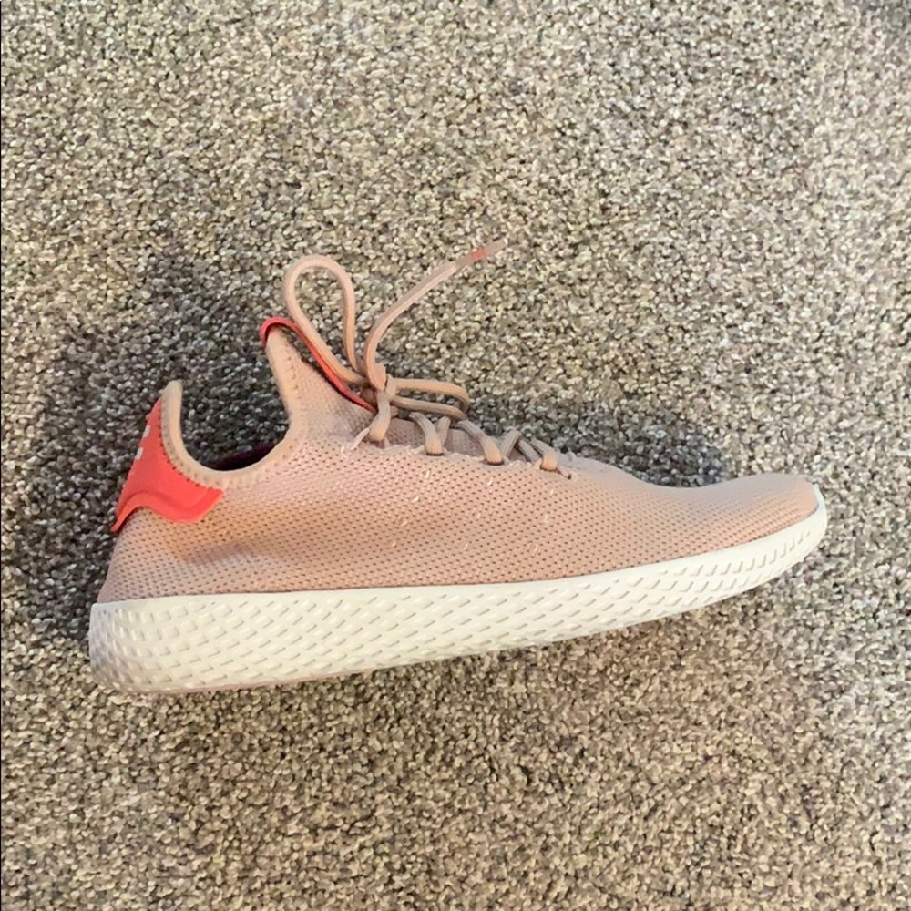 Pink adidas shoes
